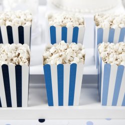 Blstribet Popcornbger / 6 Stk. 