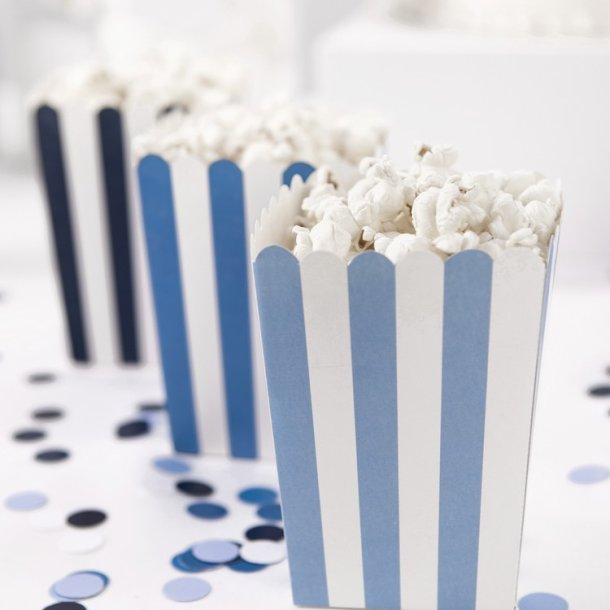 Blstribet Popcornbger / 6 Stk. 