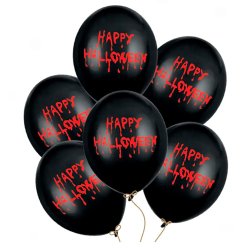 Latexballon "Happy Halloween" (6 stk.)