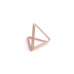 Bordkortholder Trekantet 10 stk./ Rosegold