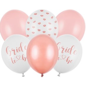 Bride To Be Ballon Mix / 6 Stk. 