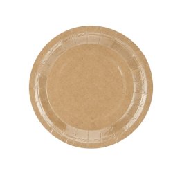 Natur Tallerkener 18cm/ 6 Stk. 