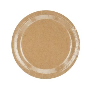Natur Tallerkener 23 cm. / 6 Stk.