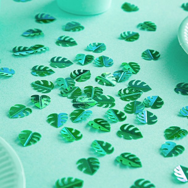Palmeblade Konfetti/ Grn