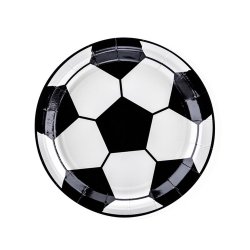Fodbold Tallerkener 18cm /6 Stk.