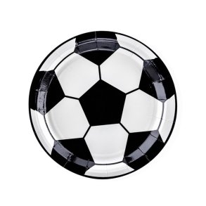 Fodbold Tallerkener 18cm /6 Stk.
