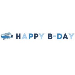 Flyvemaskine HAPPY B-DAY Banner 