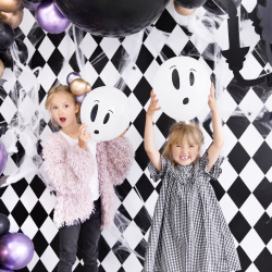 Halloween UV BOO! Balloner/ 3 Stk.