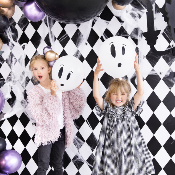 Halloween UV BOO! Balloner/ 3 Stk.