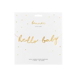 Little Star "Hello Baby" Guirlande / Guld