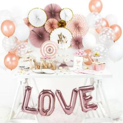 Rosetter / 3 Stk. Hvide M. Guldkant