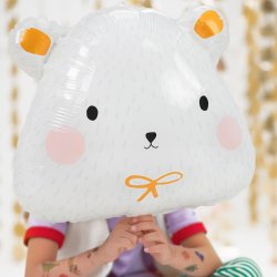 Folieballon Isbjrn 51 x 45 Cm.