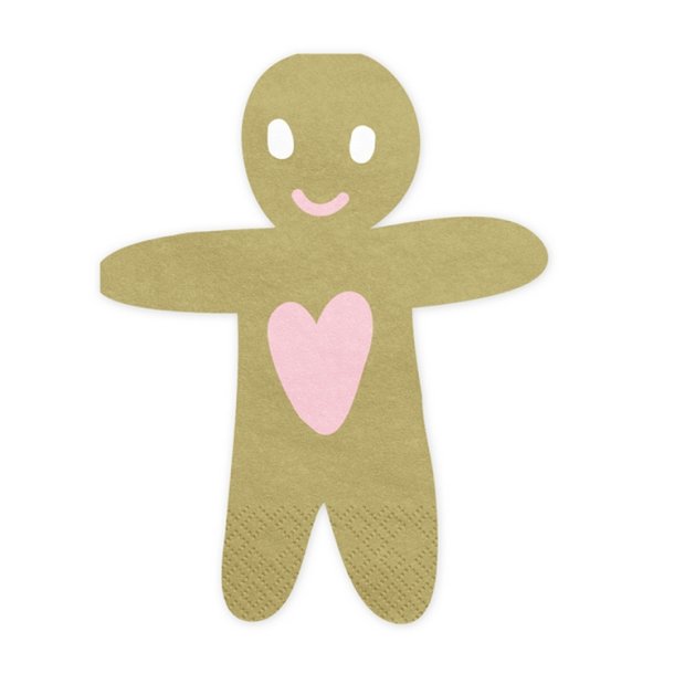 Juleservietter Brunkage/ 20 Stk.