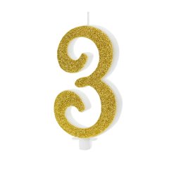 Kagelys Tal/ Guld 0-9