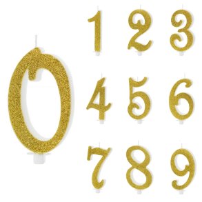 Kagelys Tal/ Guld 0-9