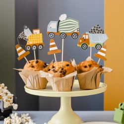 Construction Party Kagepinde/ 6 stk.