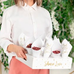 Konfettibakke m/ 16 stk. Krmmerhuse 