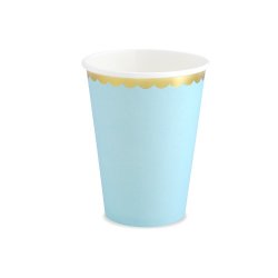 Lysebl M. Guldkant Papkrus / 6 Stk.