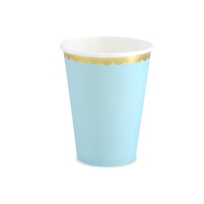 Lysebl M. Guldkant Papkrus / 6 Stk.