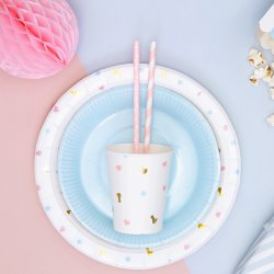 Lysebl Tallerkener 18 Cm./6 Stk.