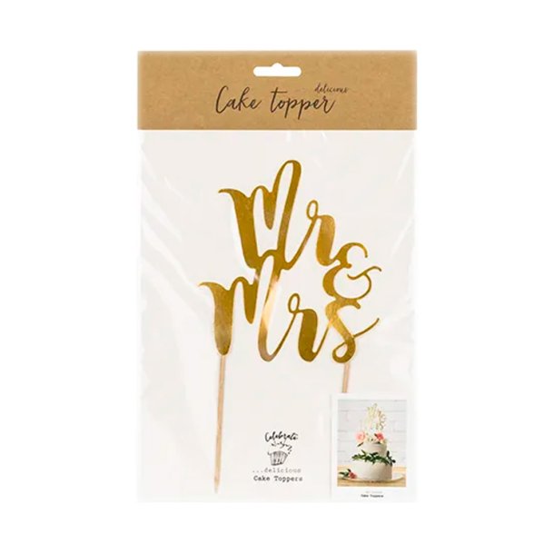 "Mr &amp; Mrs" Kagetop - Guld
