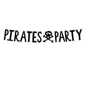 Pirates Party Banner / Sort