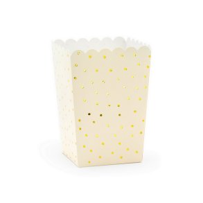 Peach Prikket Popcornbger / 6 Stk.