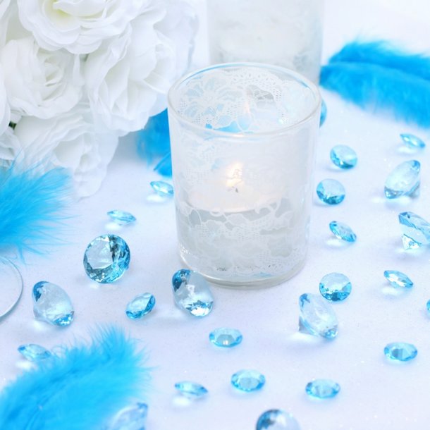 Diamant Konfetti/ Lysebl