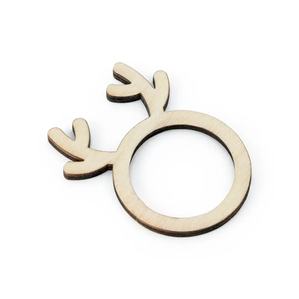 Rensdyr Servietringe Tr / 6 stk.