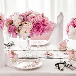 Rosa Papirblade/ 9 Stk.