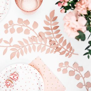 Rosa Papirblade/ 9 Stk.