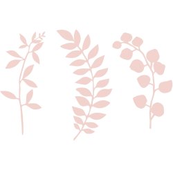 Rosa Papirblade/ 9 Stk.