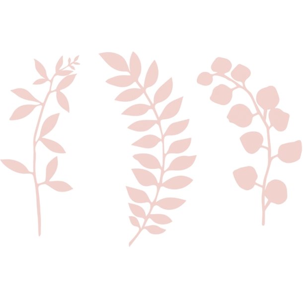 Rosa Papirblade/ 9 Stk.