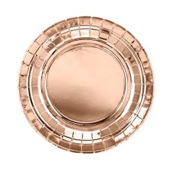 Rosegold Tallerkener 23 Cm./ 6 Stk.