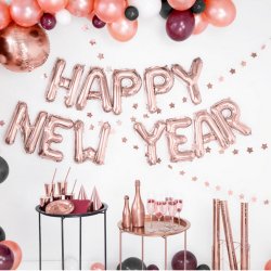 Rosegold Stjerne Guirlande 3,6 M.