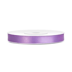 Satinb�nd Lys Lilla 6 mm / 25 m.