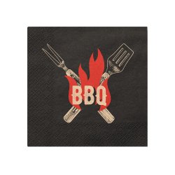 Servietter "BBQ" 33 x 33 cm. / 20 stk.