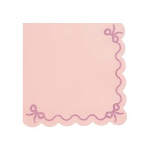 Servietter M. Kontrastbort. / Lyserd