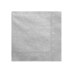 Servietter S�lv 33 x 33 cm. / 20 stk.