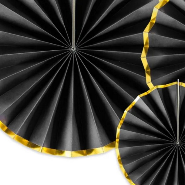 Rosetter / 3 Stk. Sorte M. Guldkant