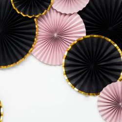 Rosetter / 3 Stk. Sorte M. Guldkant