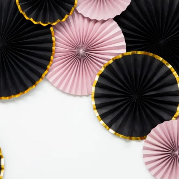 Rosetter / 3 Stk. Sorte M. Guldkant