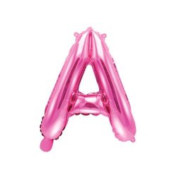 Foliebogstaver A-Z 35 cm. / M�rk Rosa