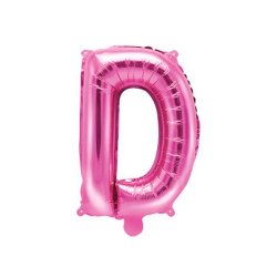 Foliebogstaver A-Z 35 cm. / M�rk Rosa