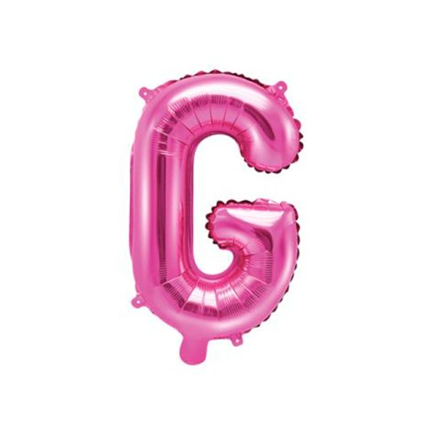 Foliebogstaver A-Z 35 cm. / M�rk Rosa