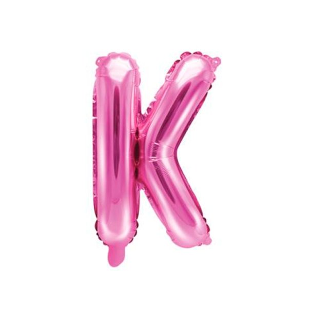 Foliebogstaver A-Z 35 cm. / M�rk Rosa
