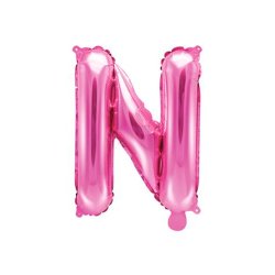 Foliebogstaver A-Z 35 cm. / M�rk Rosa