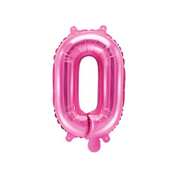 Foliebogstaver A-Z 35 cm. / M�rk Rosa