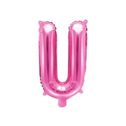 Foliebogstaver A-Z 35 cm. / M�rk Rosa