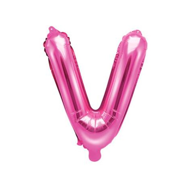 Foliebogstaver A-Z 35 cm. / M�rk Rosa